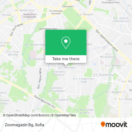 Zoomagazin Bg map