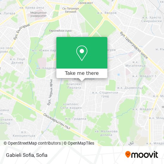 Gabieli Sofia map