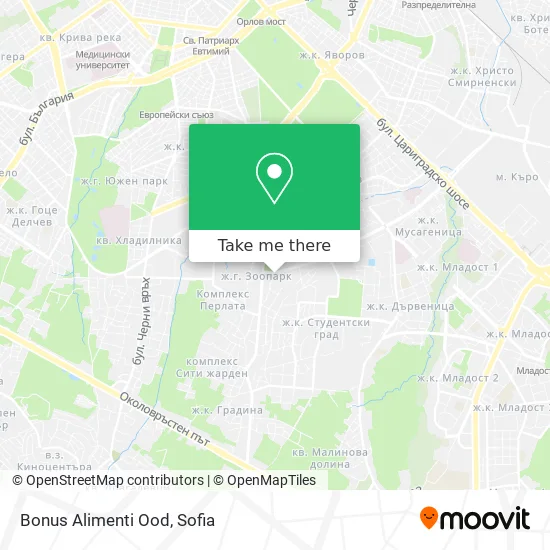 Карта Bonus Alimenti Ood