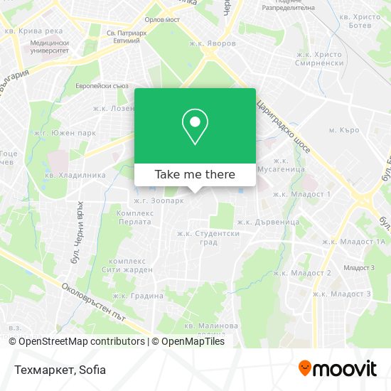 Техмаркет map