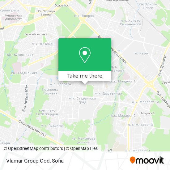 Карта Vlamar Group Ood