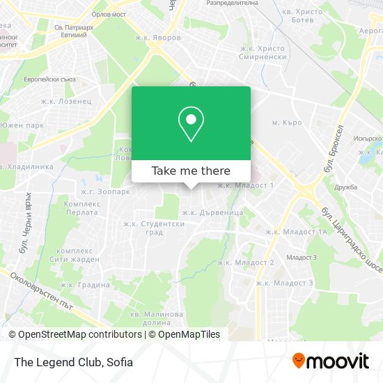 The Legend Club map