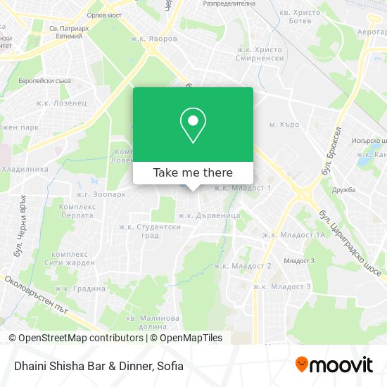 Карта Dhaini Shisha Bar & Dinner