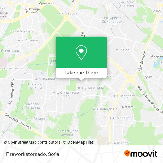 Fireworkstornado map