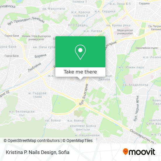 Kristina P. Nails Design map