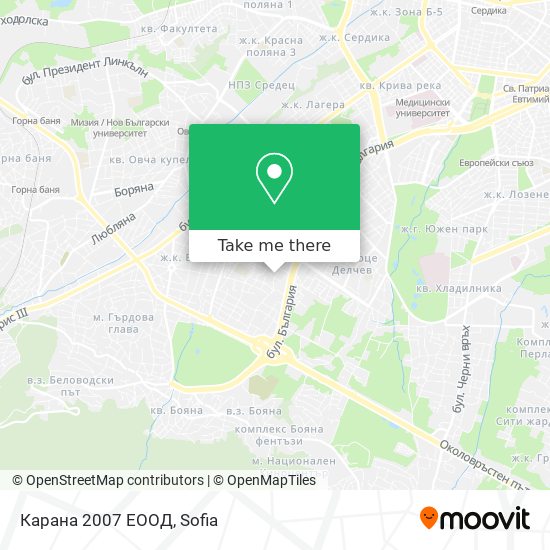 Карана 2007 ЕООД map