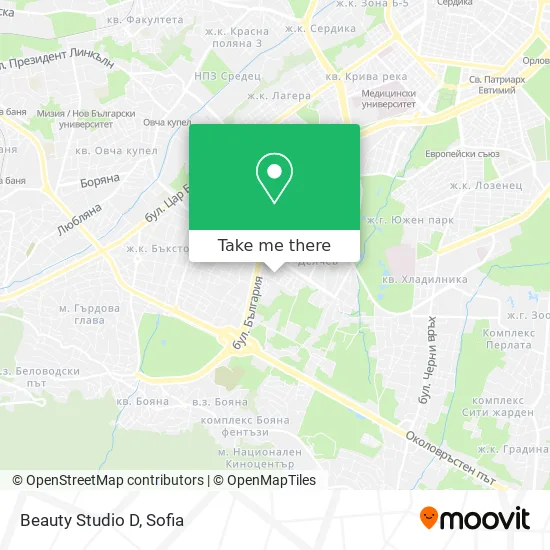 Карта Beauty Studio D