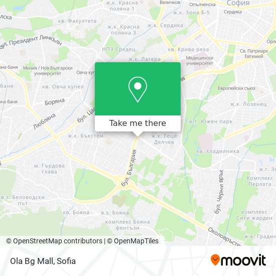 Ola Bg Mall map