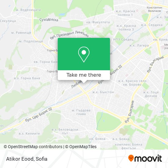 Карта Atikor Eood