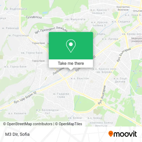 M3 Dlr map