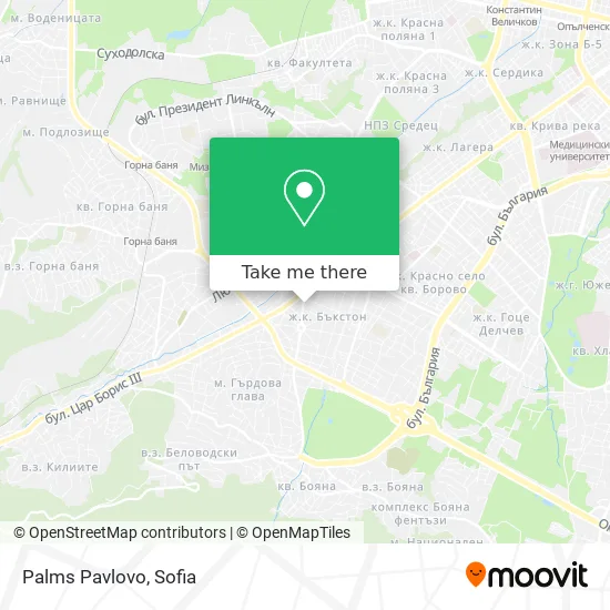 Карта Palms Pavlovo