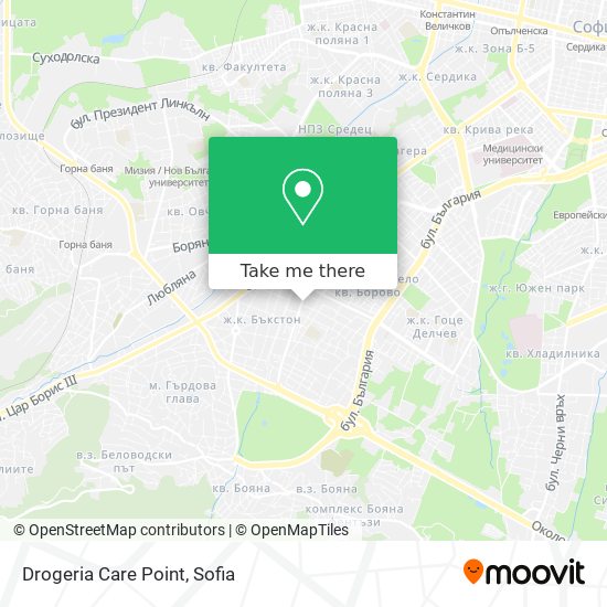 Drogeria Care Point map