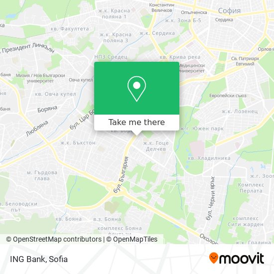 ING Bank map