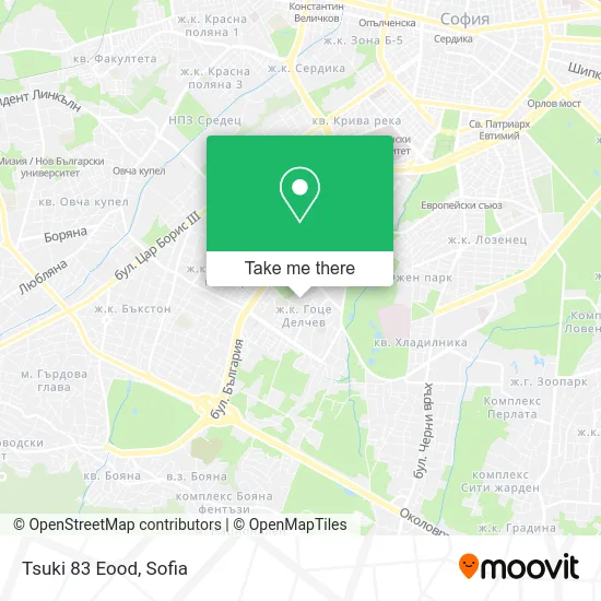 Карта Tsuki 83 Eood