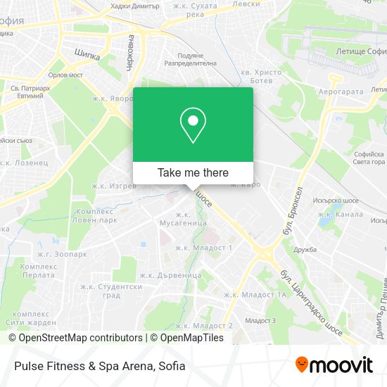 Карта Pulse Fitness & Spa Arena
