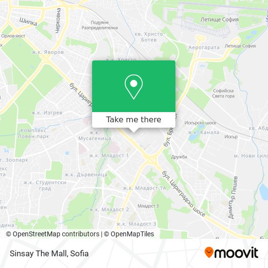 Sinsay The Mall map