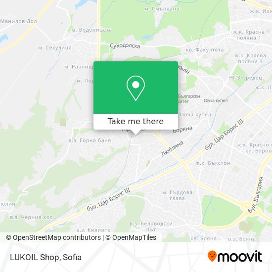 LUKOIL Shop map