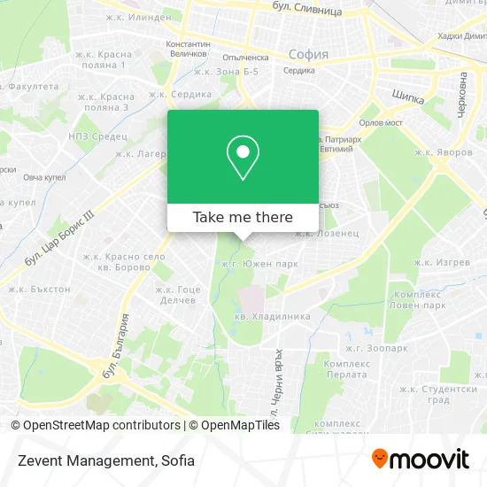 Zevent Management map