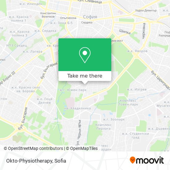 Okto-Physiotherapy map