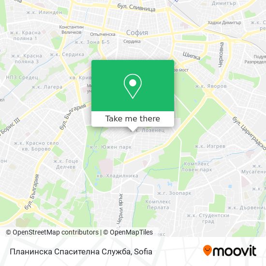 Планинска Спасителна Служба map