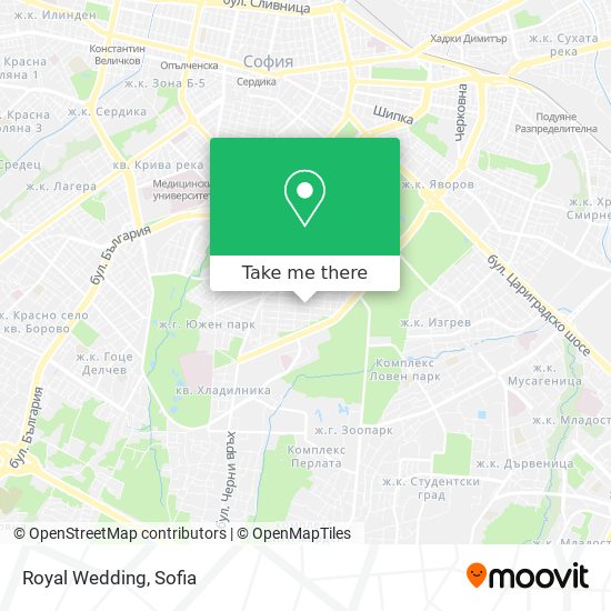 Royal Wedding map