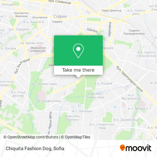 Карта Chiquita Fashion Dog
