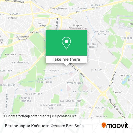 Ветеринарни Кабинети Феникс Вет map