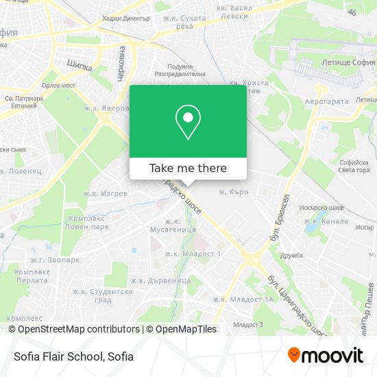 Sofia Flair School map
