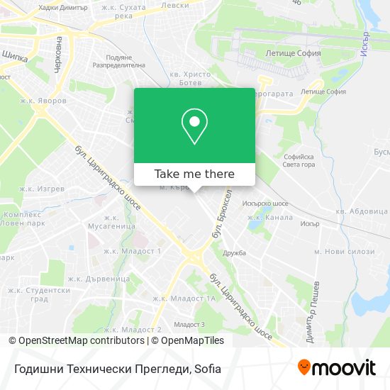 Годишни Технически Прегледи map