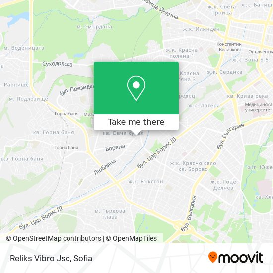 Reliks Vibro Jsc map