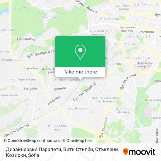 Карта Дизайнерски Парапети, Вити Стълби, Стъклени Козирки