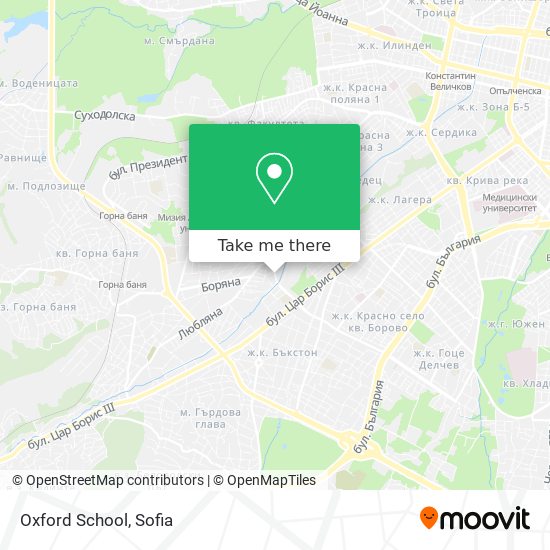 Oxford School map