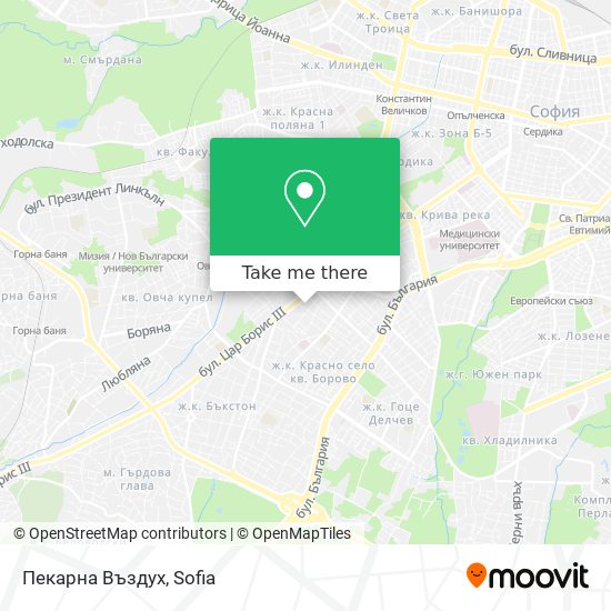 Пекарна Въздух map