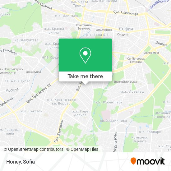 Honey map