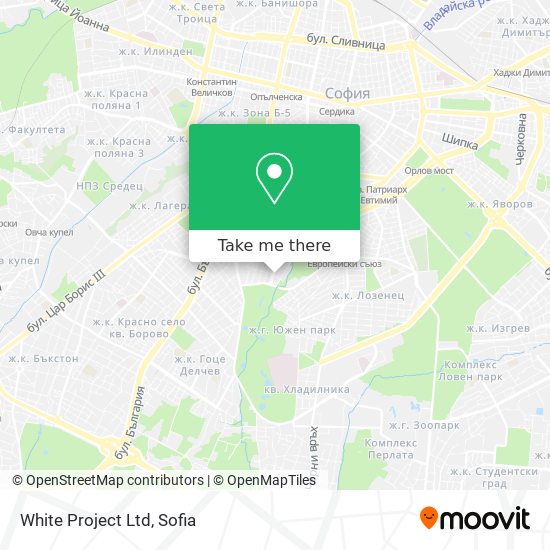 White Project Ltd map