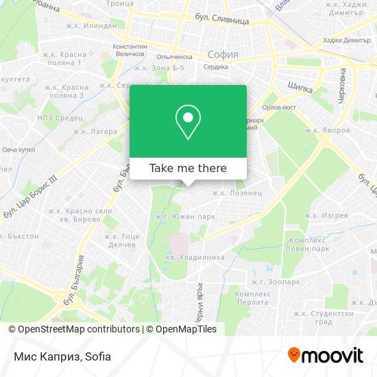 Карта Мис Каприз
