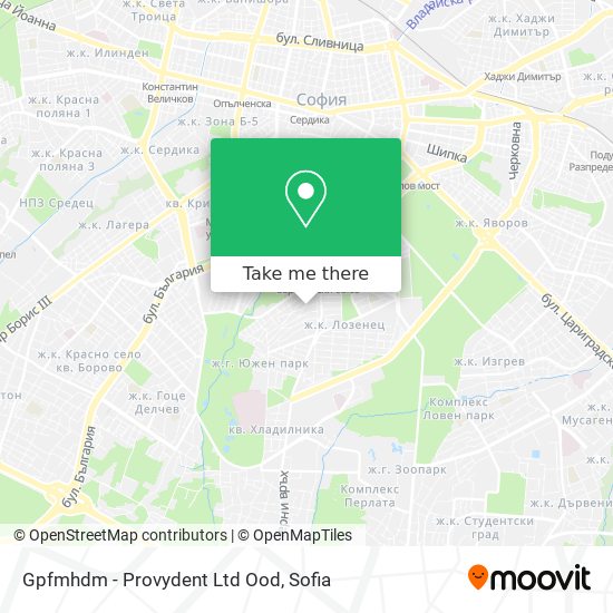 Gpfmhdm - Provydent Ltd Ood map