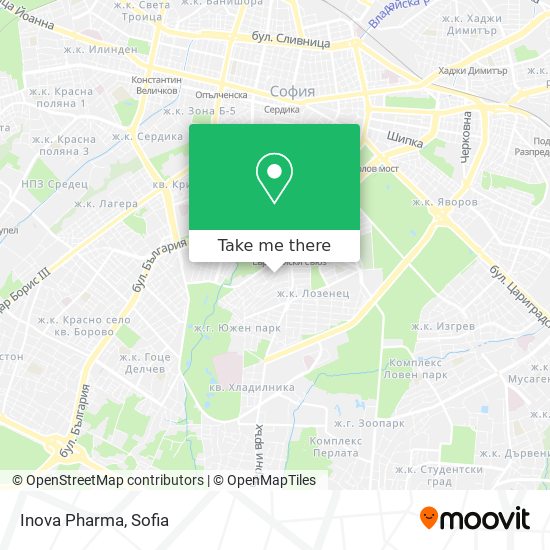 Inova Pharma map