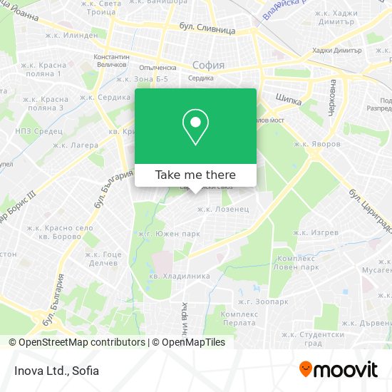 Inova Ltd. map