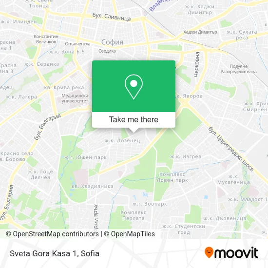Карта Sveta Gora Kasa 1