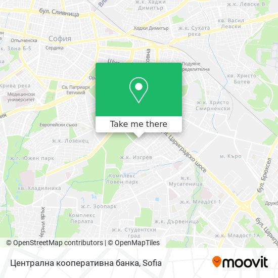Карта Централна кооперативна банка