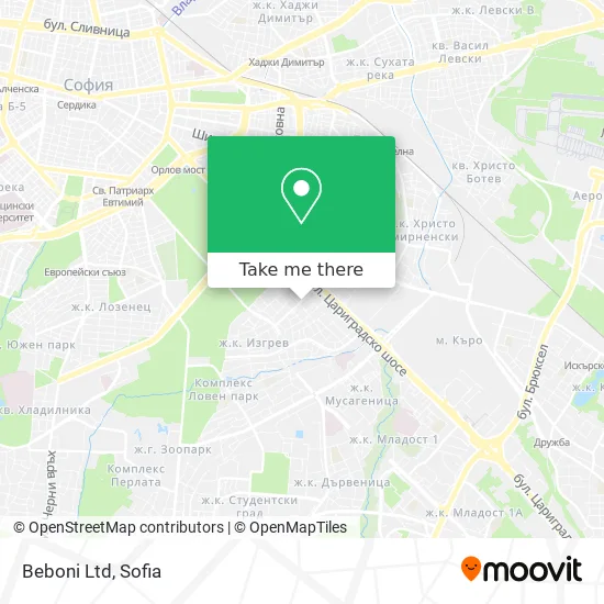 Карта Beboni Ltd