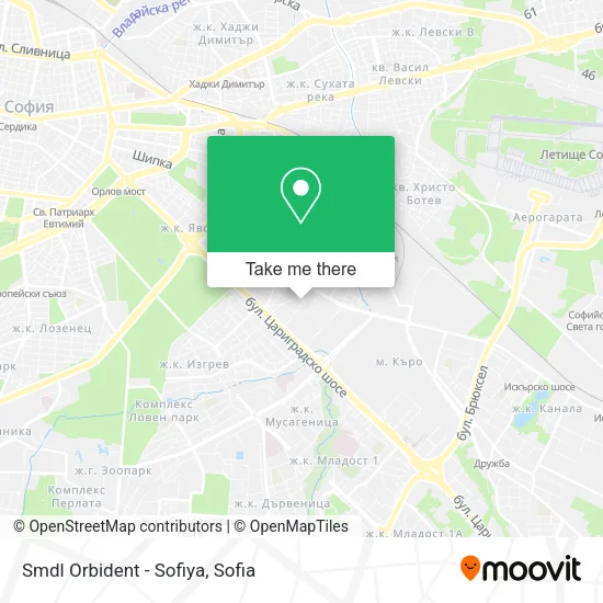 Карта Smdl Orbident - Sofiya