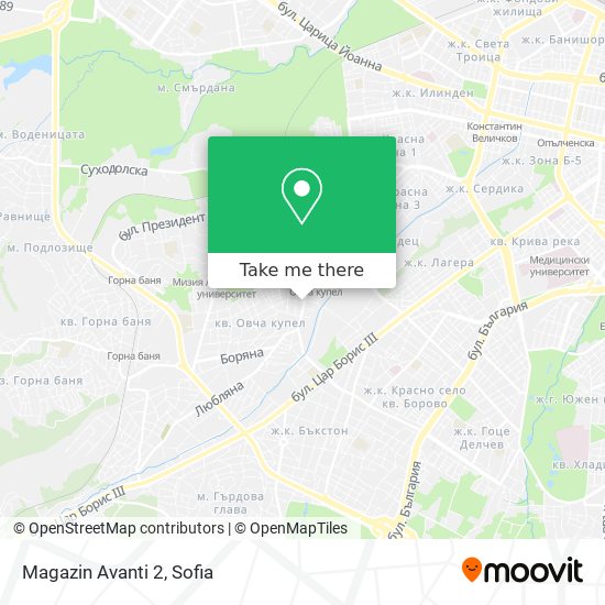 Magazin Avanti 2 map