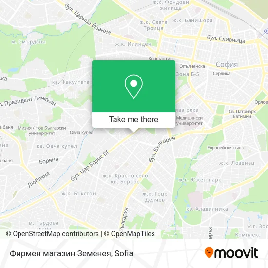 Карта Фирмен магазин Земенея
