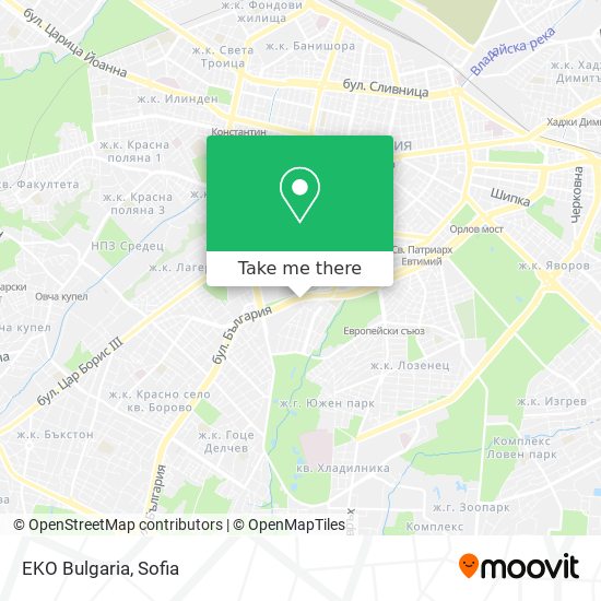 EKO Bulgaria map