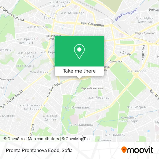 Pronta Prontanova Eood map