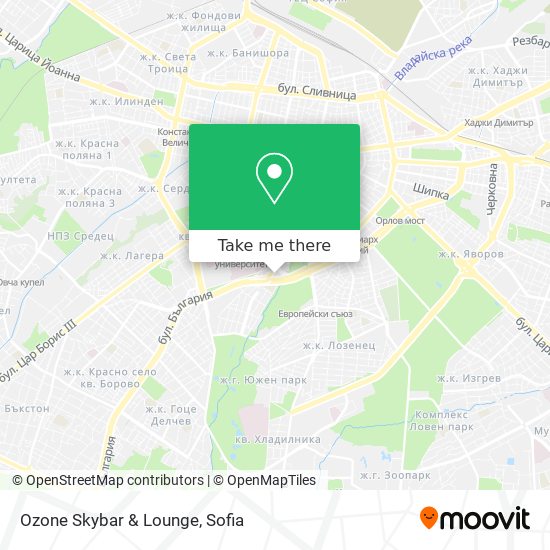 Ozone Skybar & Lounge map