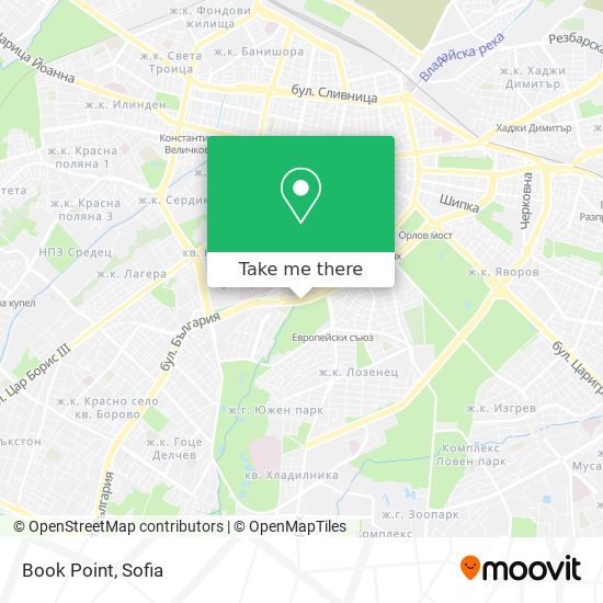 Book Point map