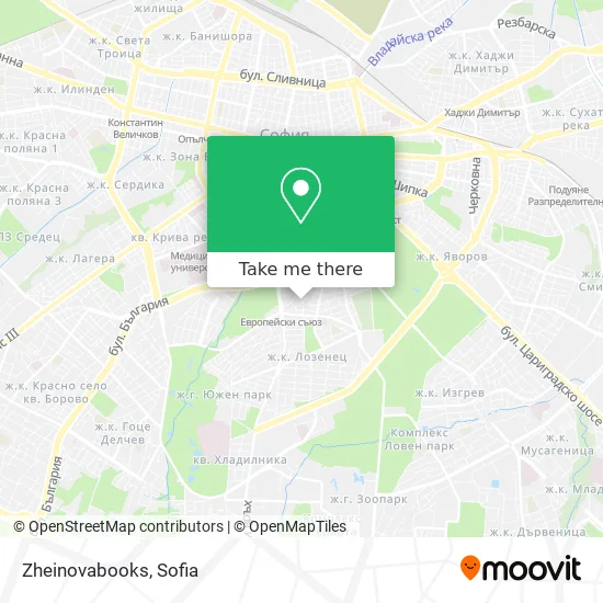 Карта Zheinovabooks